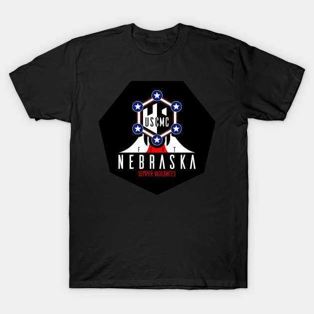 USCMC Fort Nebraska T-Shirt by DorkTales